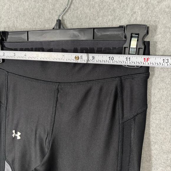 Under Armour Leggings Womens Small Heat Gear Compression 7/8 Ankle Running 23" - Picture 5 of 11